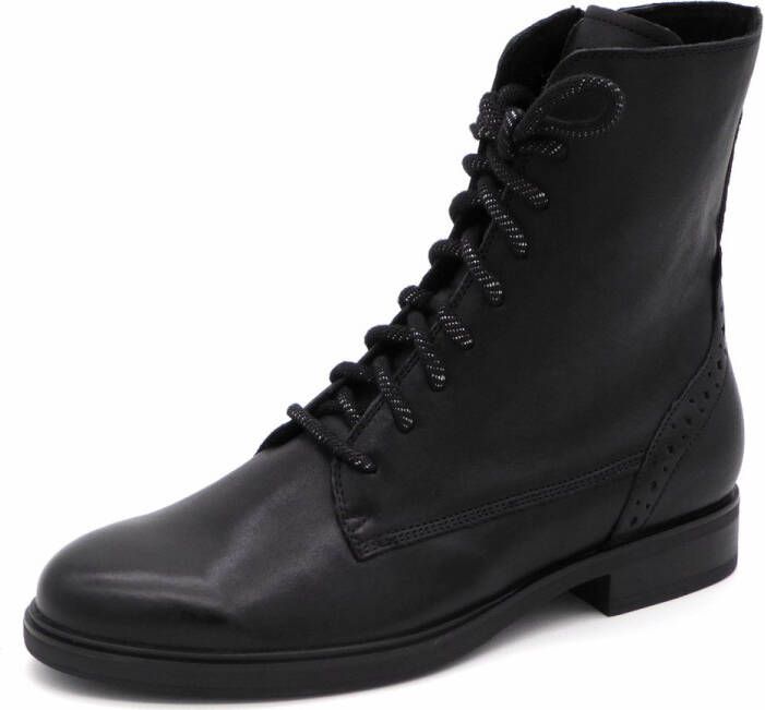 Durea Dames Veterboot 9826-835-1898 Zwart Wijdte H (38.5)