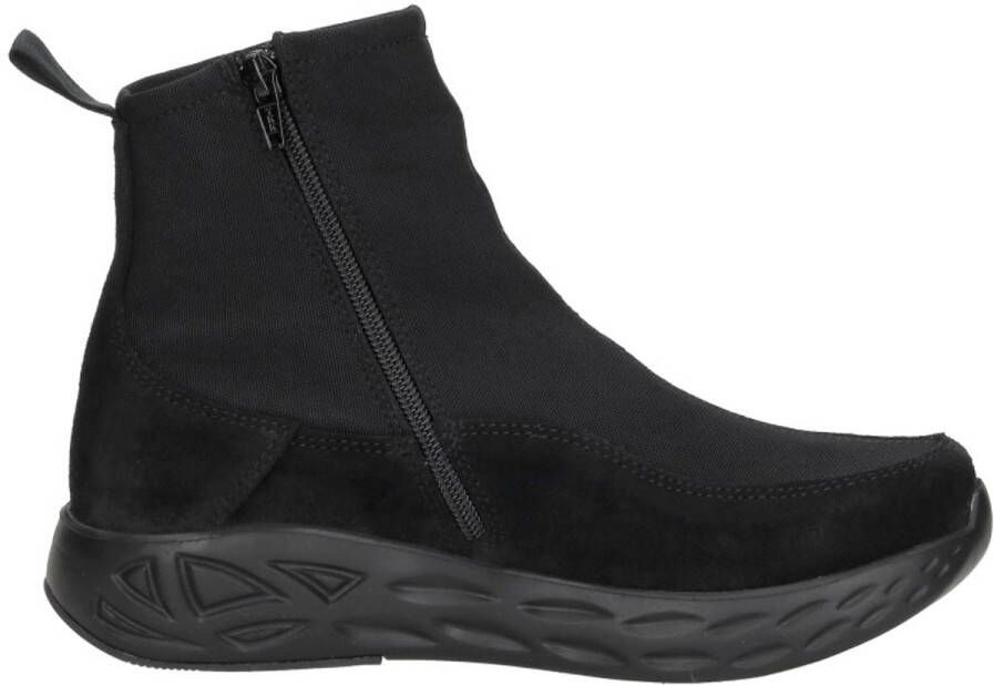 Wolky 0570240-000 dames enkellaarzen sportief zwart