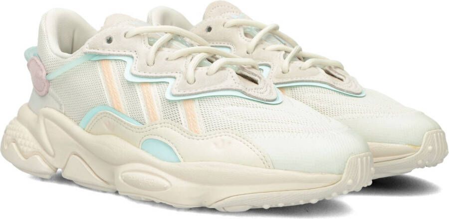 Adidas Originals Ozweego sneakers wit licht oranje lichtblauw