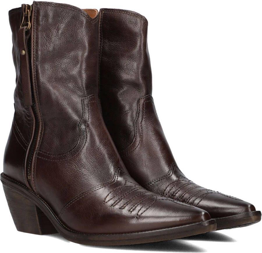 A.S.98 Enkellaarsjes Dames B84205 Maat: 36 Materiaal: Leer Kleur: Bruin