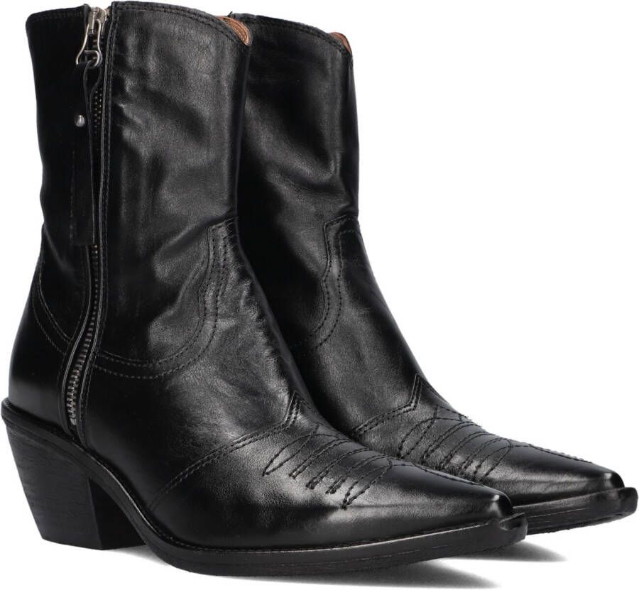 A.S.98 Enkellaarsjes Dames B84205 Maat: 37 Materiaal: Leer Kleur: Zwart