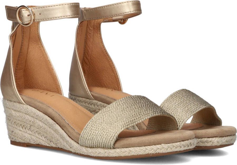 AYANA Espadrilles Dames 0577-3b Maat: 42 Materiaal: Raffia Kleur: Goud