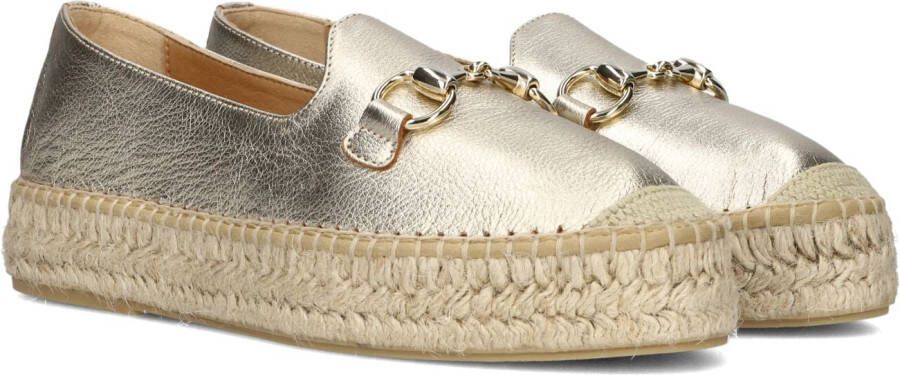 AYANA Espadrilles Dames Omo25yu812 Maat: 37 Materiaal: Leer Kleur: Goudkleurig