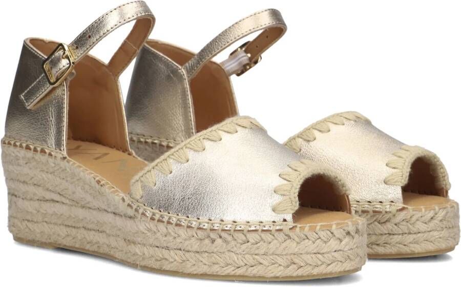 AYANA Espadrilles Dames Omo25yu816 Maat: 41 Materiaal: Leer Kleur: Goudkleurig