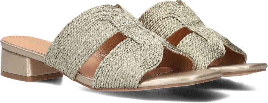 AYANA Slippers Dames 0325-8 Maat: 41 Materiaal: Raffia Kleur: Goud
