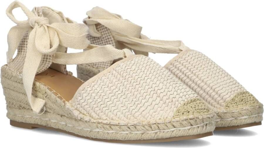 AYANA Espadrilles Dames 0655-1 Maat: 42 Materiaal: Raffia Kleur: Wit
