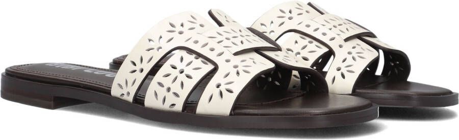 BIBI LOU Slippers Dames 758z28vk Maat: 39 Materiaal: Leer Kleur: Wit