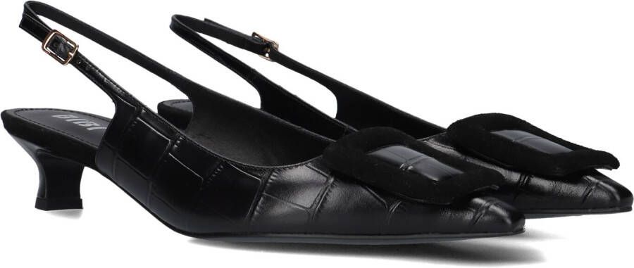BIBI LOU Slingbacks Dames 613z55vk Maat: 40 Materiaal: Leer Kleur: Zwart