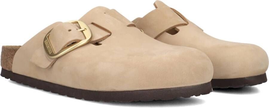 Birkenstock Comfortabele Knuppel Pantoffels voor Alledaags Gebruik Beige Dames