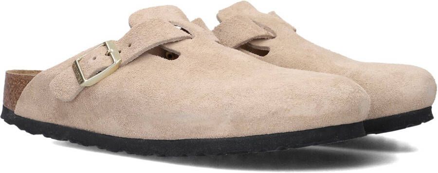 BIRKENSTOCK Instappers Dames Boston Bs Maat: 35 Materiaal: Suède Kleur: Beige