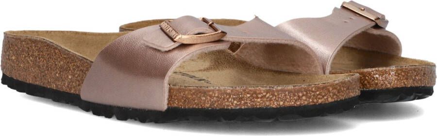 BIRKENSTOCK Slippers Dames Madrid Maat: 43 Materiaal: Leer Kleur: Brons