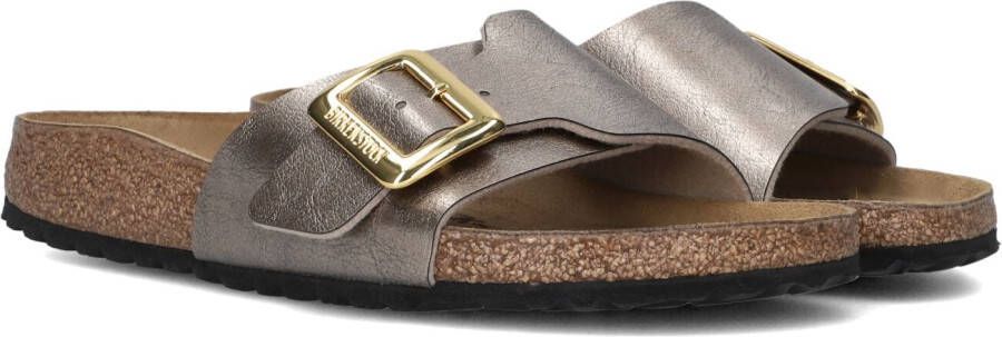 BIRKENSTOCK Slippers Dames Catalina Cushion Buckle Maat: 39 Materiaal: Leatherlook Kleur: Goud