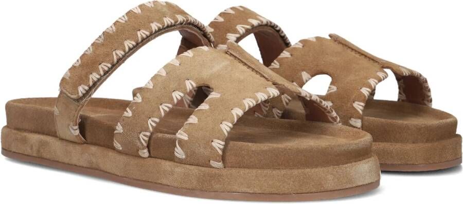 BLASZ Slippers Dames Mag-57 Maat: 36 Materiaal: Suède Kleur: Beige