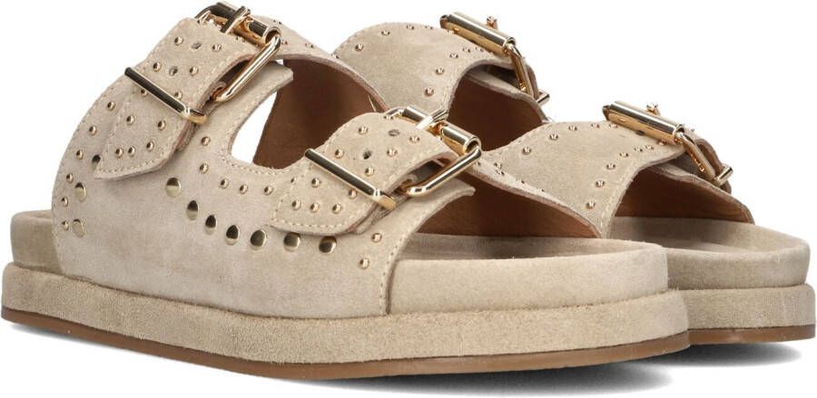 BLASZ Slippers Dames Maggie-07 Maat: 42 Materiaal: Suède Kleur: Beige