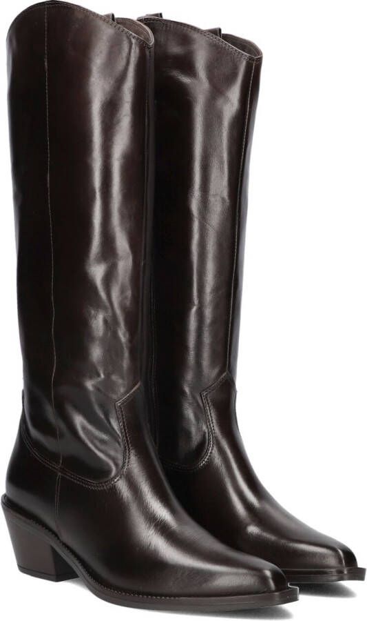 Blasz Bruine Leren Laarzen voor Vrouwen