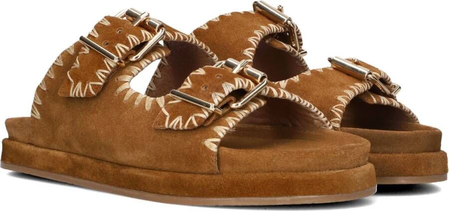 BLASZ Slippers Dames Mag-40 Maat: 38 Materiaal: Suède Kleur: Camel