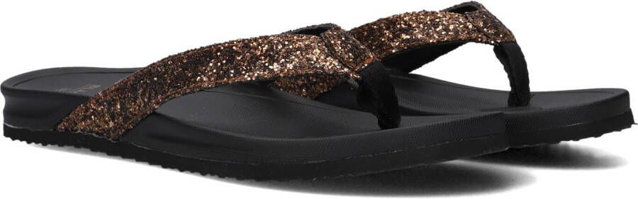 BLASZ Teenslippers Dames Bella 2402 Maat: 43 Materiaal: Leatherlook Kleur: Bronskleurig