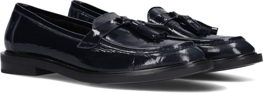 Ctwlk. Blauwe Vachy Loafers voor herfst winter