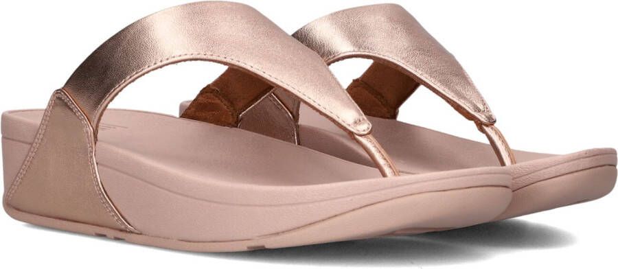 FITFLOP Slippers Dames Lulu Leather Toe-post Maat: 41 Materiaal: Leer Kleur: Roze