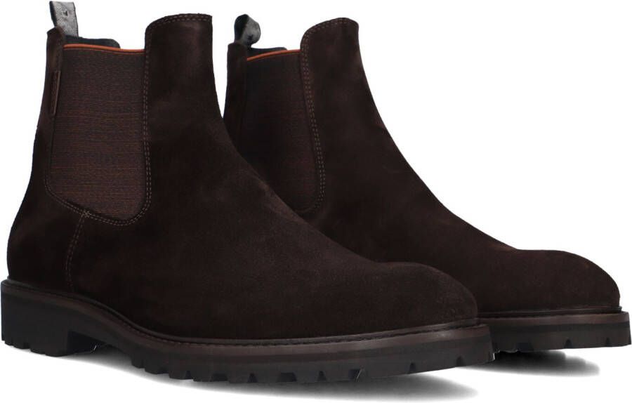 FLORIS VAN BOMMEL Chelsea Boots Heren Sfm-60018 Sturdi Maat: 42⅔ Materiaal: Suède Kleur: Bruin
