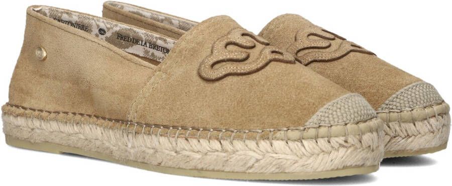 FRED DE LA BRETONIERE Espadrilles Dames Mili Lily Maat: 36 Materiaal: Suède Kleur: Beige