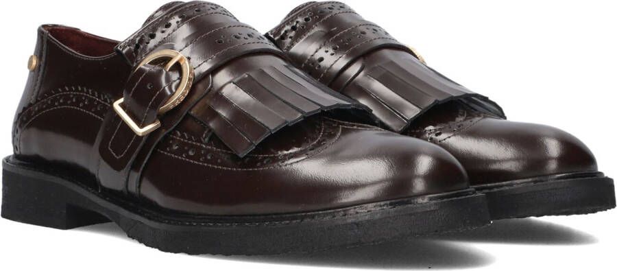 FRED DE LA BRETONIERE Loafers Dames Paris Groove Maat: 37 Materiaal: Lakleer Kleur: Bruin
