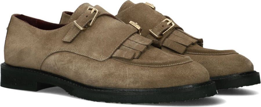 FRED DE LA BRETONIERE Loafers Dames Paris Jay Maat: 42 Materiaal: Suède Kleur: Taupe