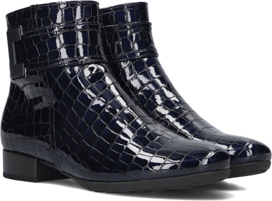 GABOR Enkellaarsjes Dames 712 Maat: 35 5 Materiaal: Lakleer Kleur: Blauw