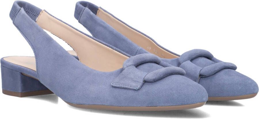 GABOR Slingbacks Dames 521 Maat: 39 Materiaal: Suède Kleur: Blauw