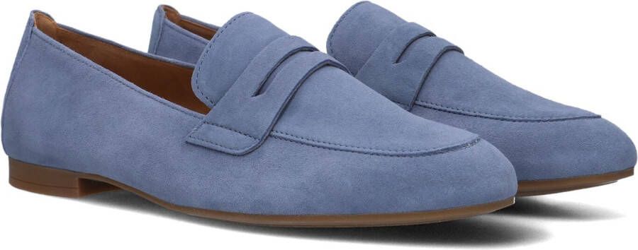 GABOR Loafers Dames 213 Maat: 38 5 Materiaal: Suède Kleur: Blauw