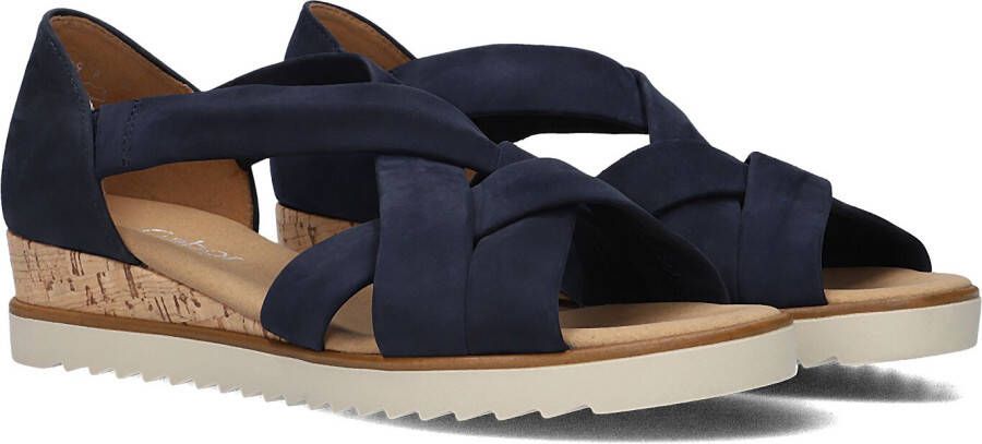 GABOR Dames 782 Maat: 40 Materiaal: Suède Kleur: Donkerblauw