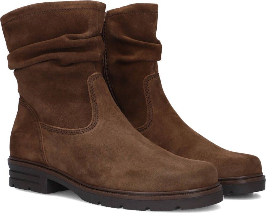 GABOR Enkelboots Dames 655 Maat: 35 Materiaal: Suède Kleur: Bruin