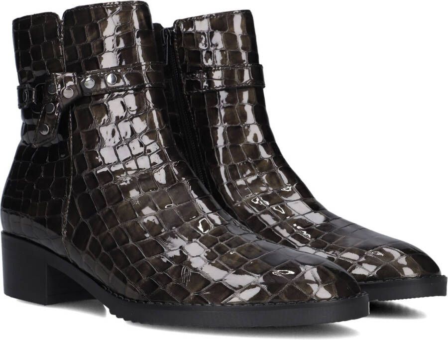 GABOR Enkellaarsjes Dames 511 Maat: 44 Materiaal: Lakleer Kleur: Bruin