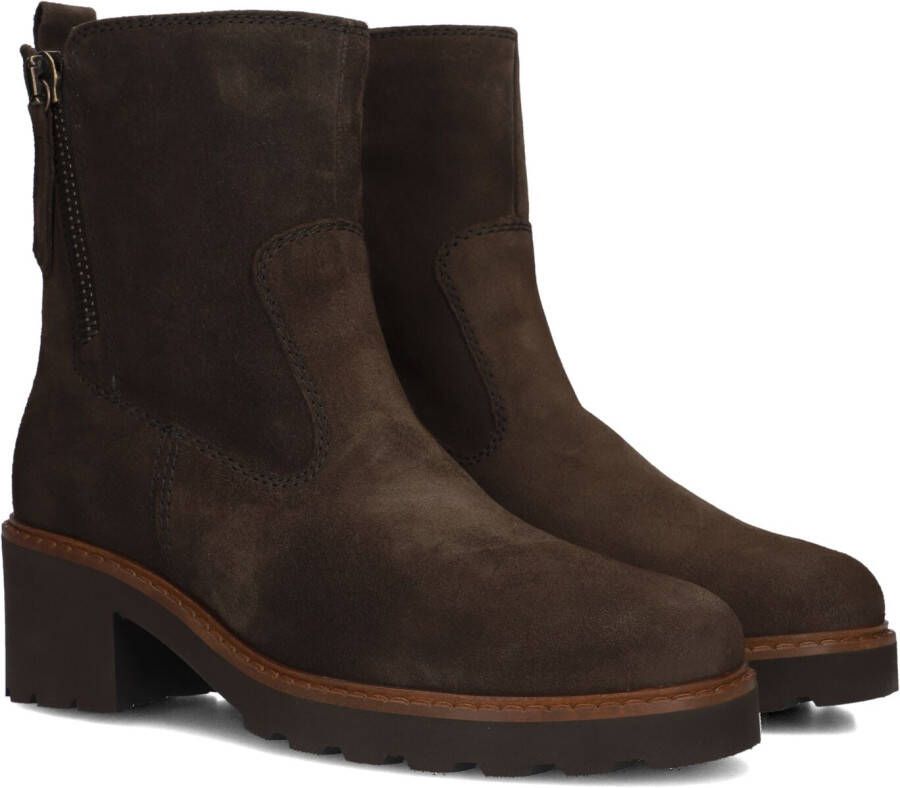 GABOR Enkellaarsjes Dames 631.1 Maat: 35 5 Materiaal: Suède Kleur: Bruin