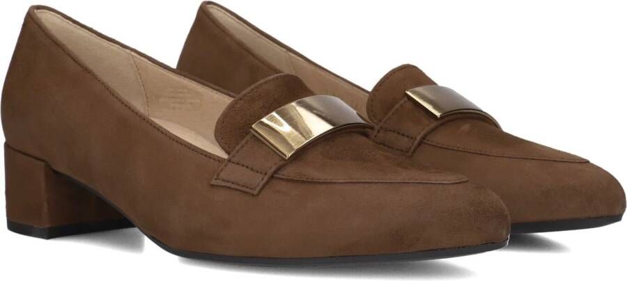 GABOR Pumps Dames 432.1 Maat: 42 5 Materiaal: Suède Kleur: Bruin