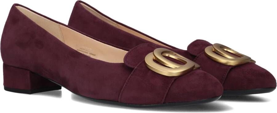 GABOR Pumps Dames 323.1 Maat: 41 Materiaal: Suède Kleur: Rood