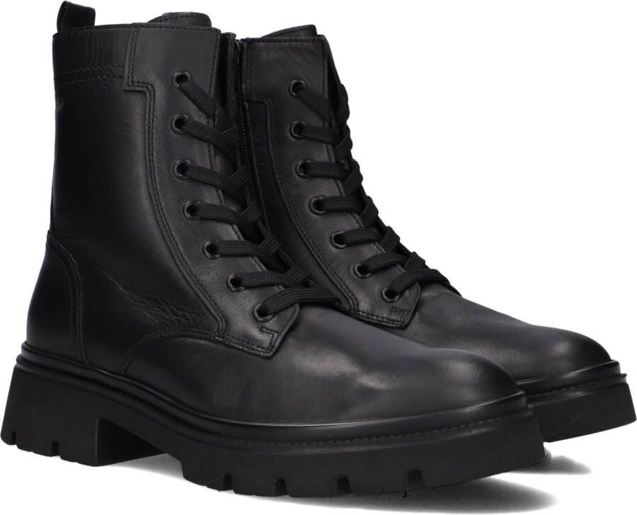GABOR Veterboots Dames 852 Maat: 36 Materiaal: Leer Kleur: Zwart