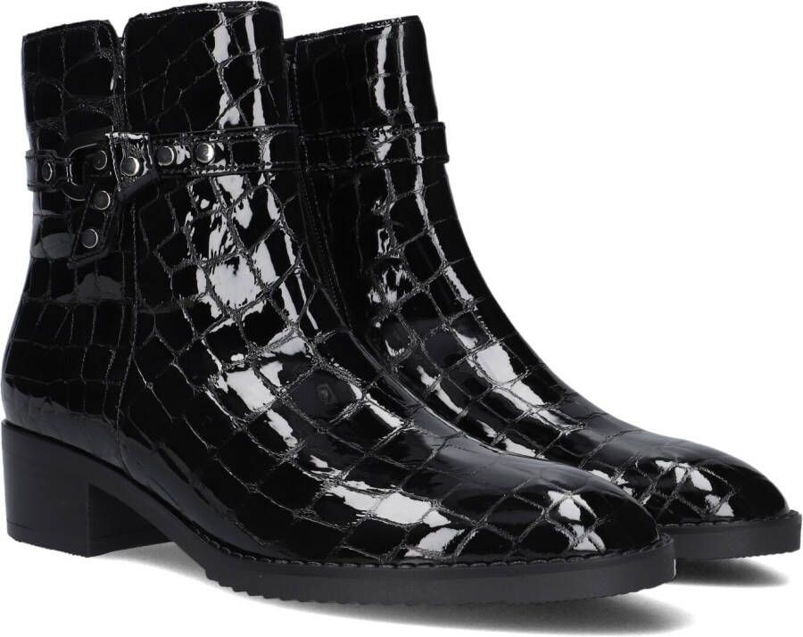 GABOR Enkellaarsjes Dames 511 Maat: 40 5 Materiaal: Lakleer Kleur: Zwart