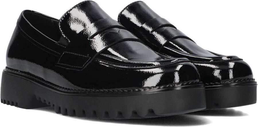 GABOR Loafers Dames 453 Maat: 37 Materiaal: Lakleer Kleur: Zwart