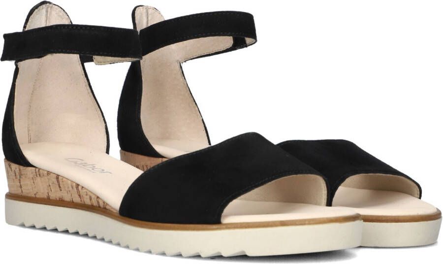 GABOR Dames 780 Maat: 44 Materiaal: Suède Kleur: Zwart