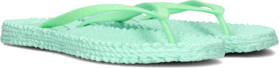 ILSE JACOBSEN Teenslippers Dames Cheerful01 Maat: 39 Materiaal: Rubber Kleur: Groen