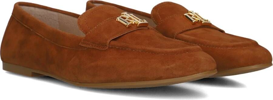LAUREN RALPH LAUREN Loafers Dames Averi Iii Flats Loafer Maat: 39 Materiaal: Suède Kleur: Cognac