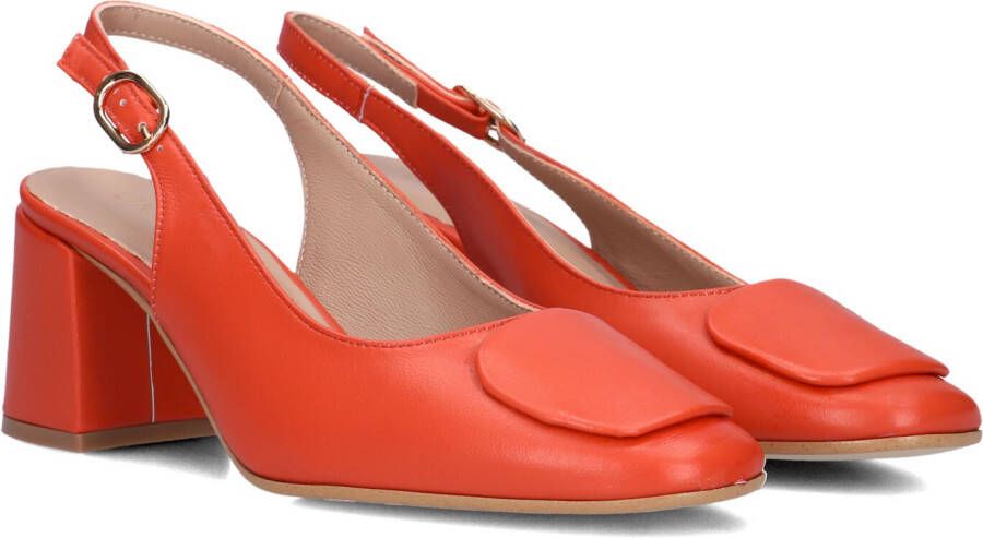 LINA LOCCHI Slingbacks Dames 010-150 Maat: 39 Materiaal: Leer Kleur: Rood