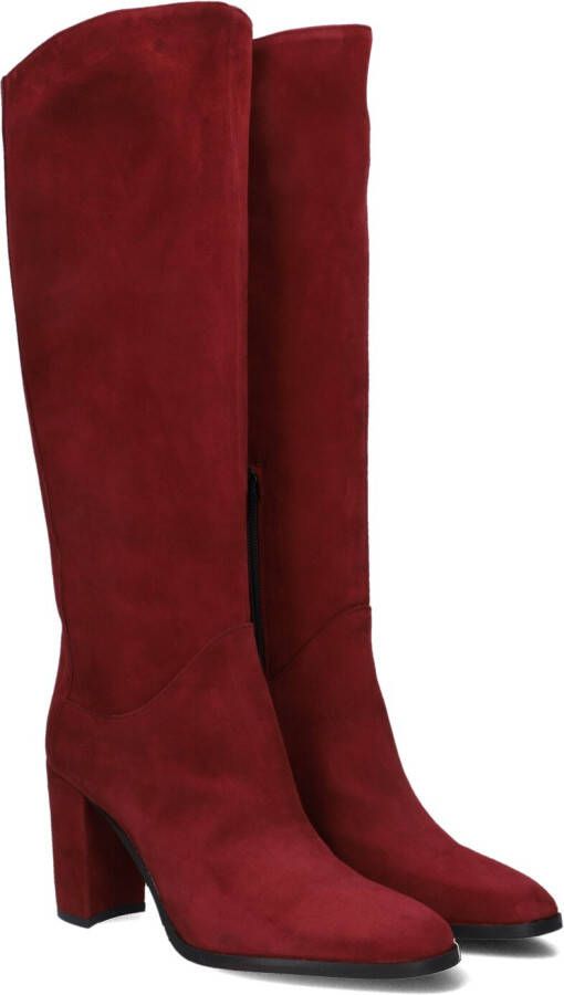 LINA LOCCHI Hoge Laarzen Dames Ar 140 Maat: 36 Materiaal: Suède Kleur: Rood