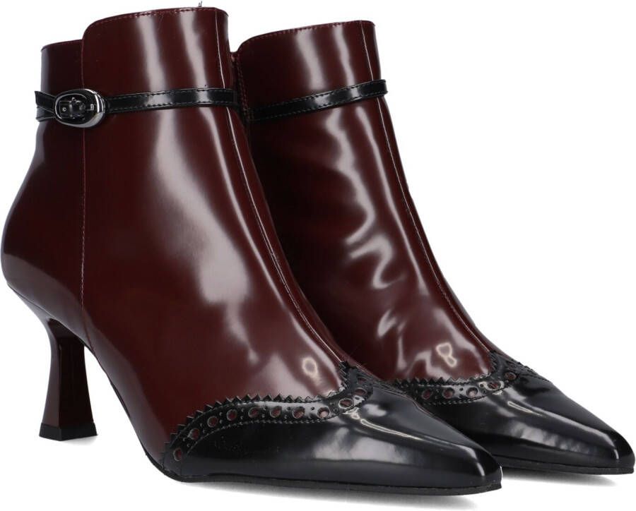 LODI Enkellaarsjes Dames Geminis Maat: 38 Materiaal: Lakleer Kleur: Rood