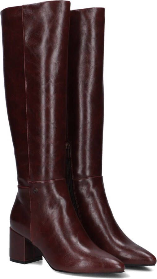 Mexx Heeled High Boot Pluck Mila Burgundy Red Dames
