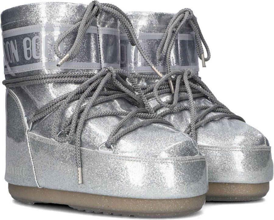 MOON BOOT Snowboots Dames Icon Low Glitter Maat: 42 44 Materiaal: Rubber Kleur: Bruin