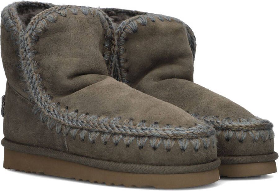 MOU Vachtlaarzen Dames Eskimo 18 Glitter Logo Maat: 40 Materiaal: Suède Kleur: Groen