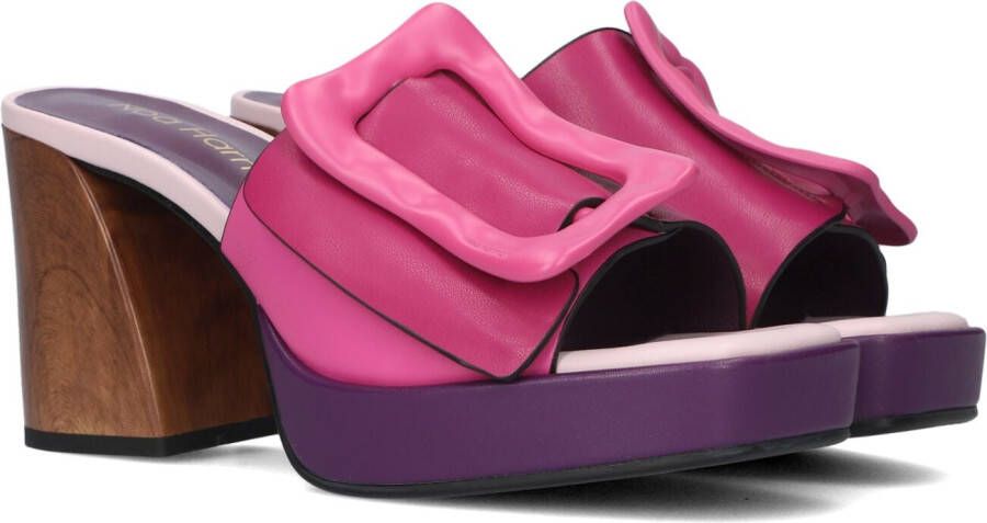 NOA HARMON Muiltjes Dames 9238 Maat: 36 Materiaal: Leatherlook Kleur: Roze