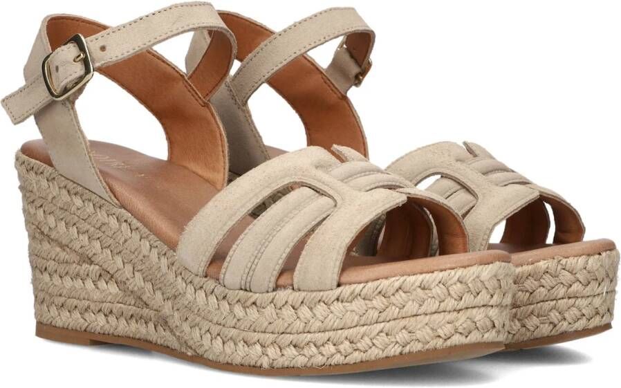 Notre-V As-14372 Sandalen Met Sleehak Dames Beige
